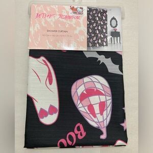 Betsey Johnson 2024 Shower Curtain Boo Party Disco Ghosts